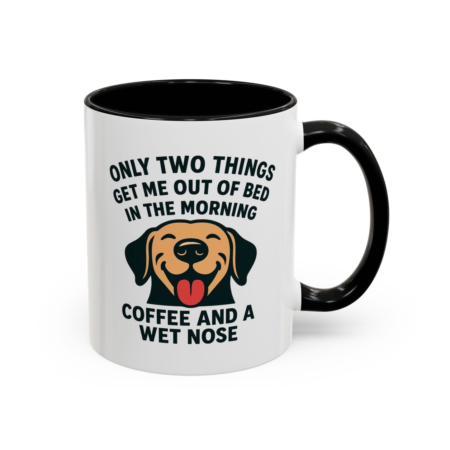 Coffee & Wet Noses Accent Coffee Mug (11 oz)