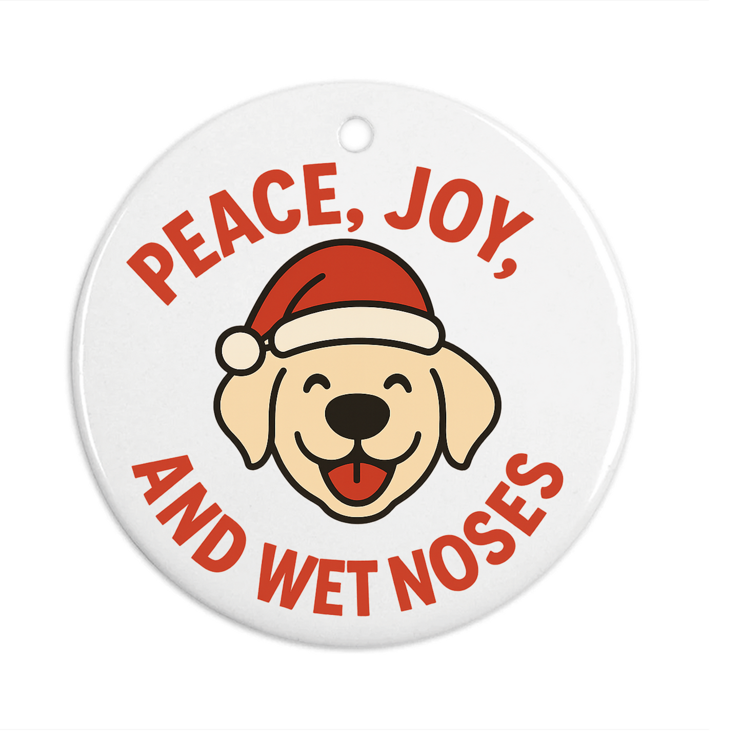 Double-Sided Christmas Ornaments, Cute Dog Decor, Holiday Pet Gifts, Unique Paw Print Ornaments, Dog Lover's Keepsakes