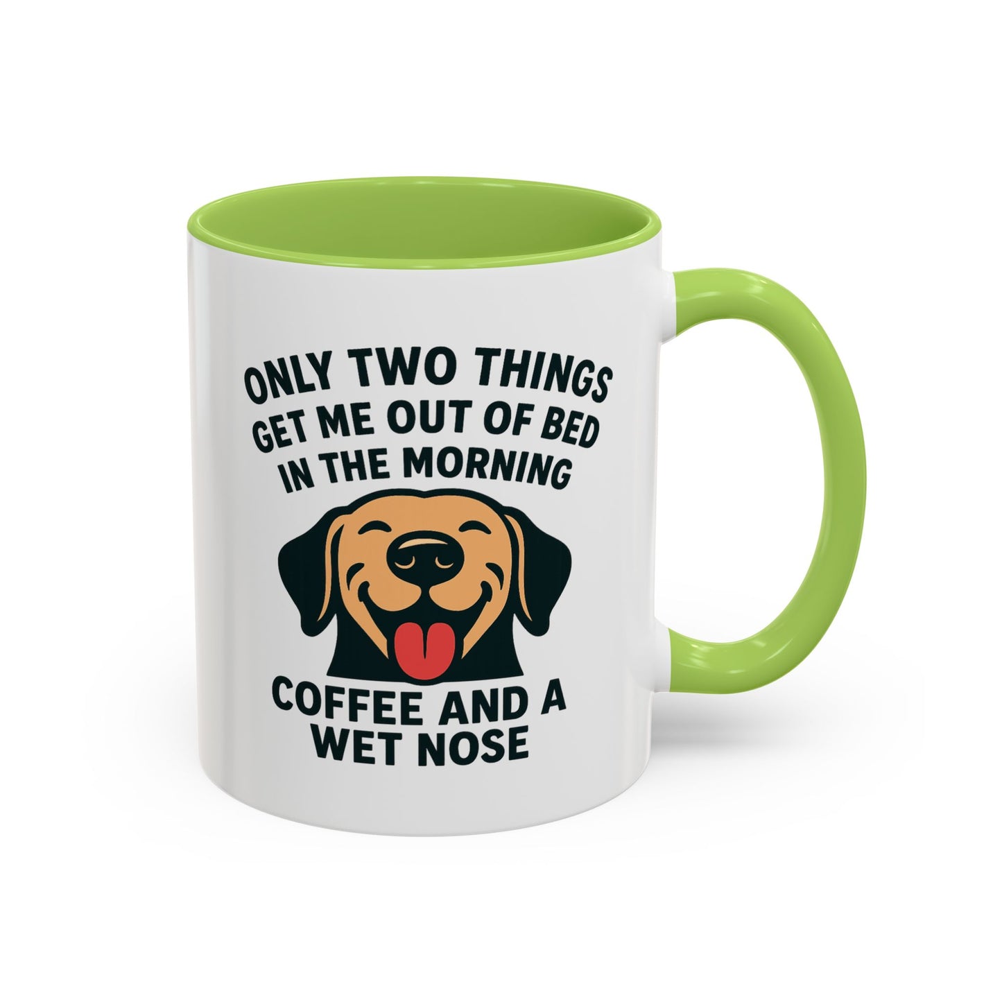 Coffee & Wet Noses Accent Coffee Mug (11 oz)