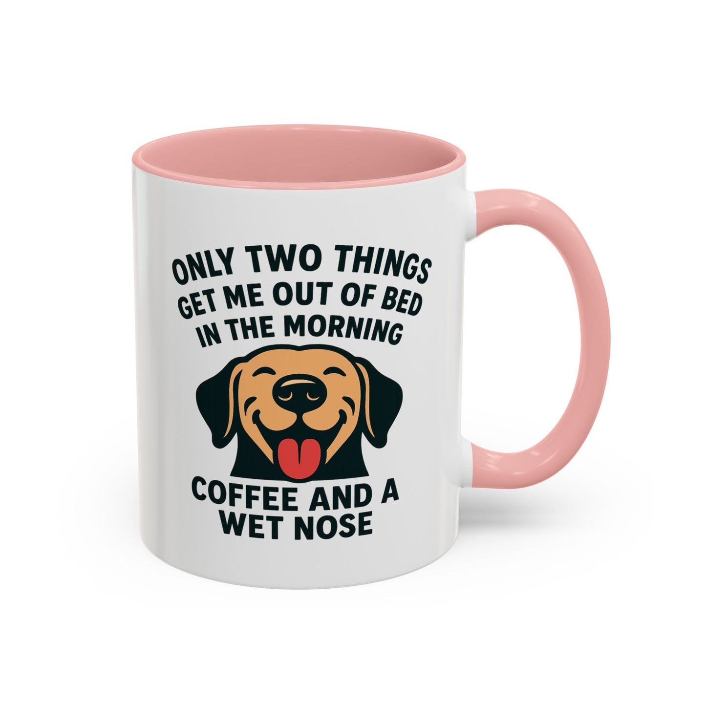 Coffee & Wet Noses Accent Coffee Mug (11 oz)